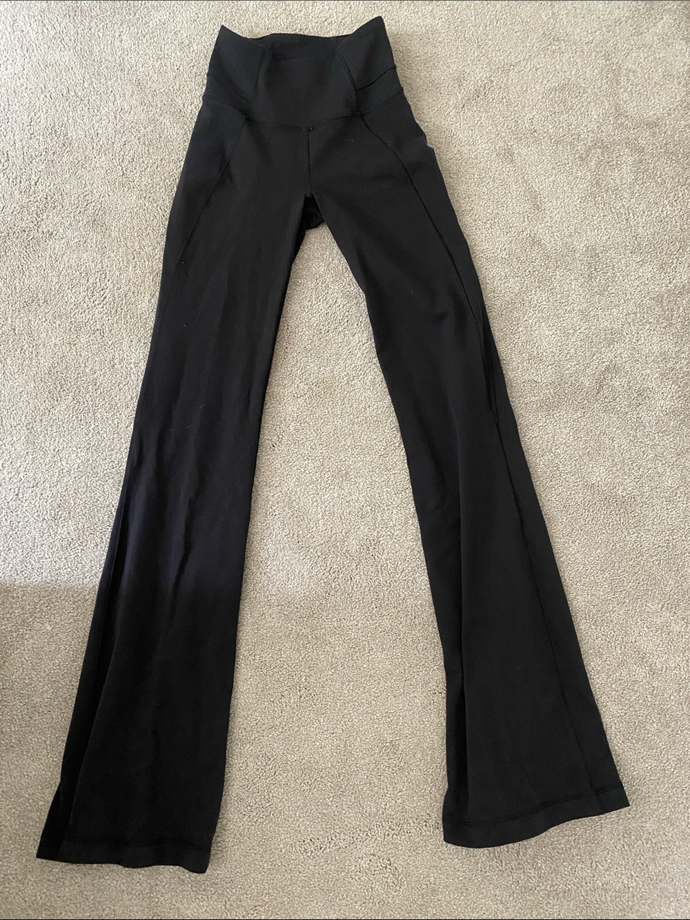 Lululemon Black Flare Yoga Pants